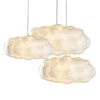 Modern Dreamlike Effect Mounted Cloud Shade Lighting RGB Bar Cafe LED Decorative Pendant Lamp Light for Indoor Living Room