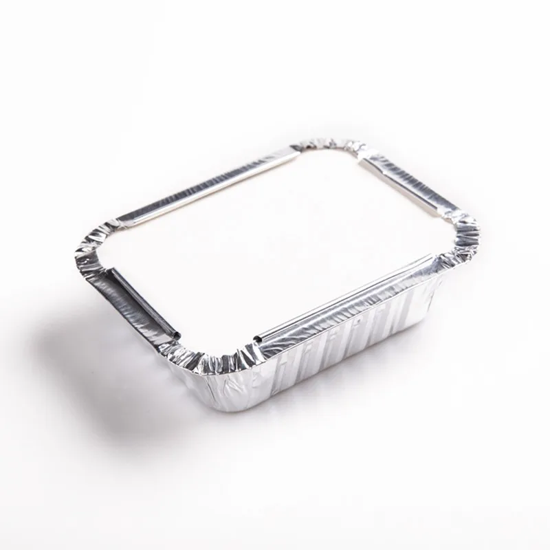 Heavy Duty Food Packaging Use Tin Sliver Rectangular 250ml Microwave
