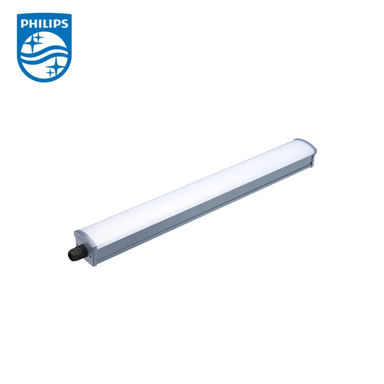 911401671803 Philips waterproof IP65 tri-proof lighting WT066C linear batten lamp to replace traditional daylight 9W/18W L600MM