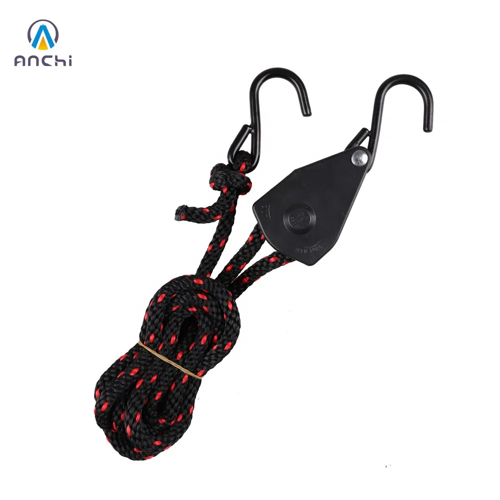 Heavy Duty 8ft Adjustable Rope Ratchet Tie Downs 38 With Hooks 250lbs