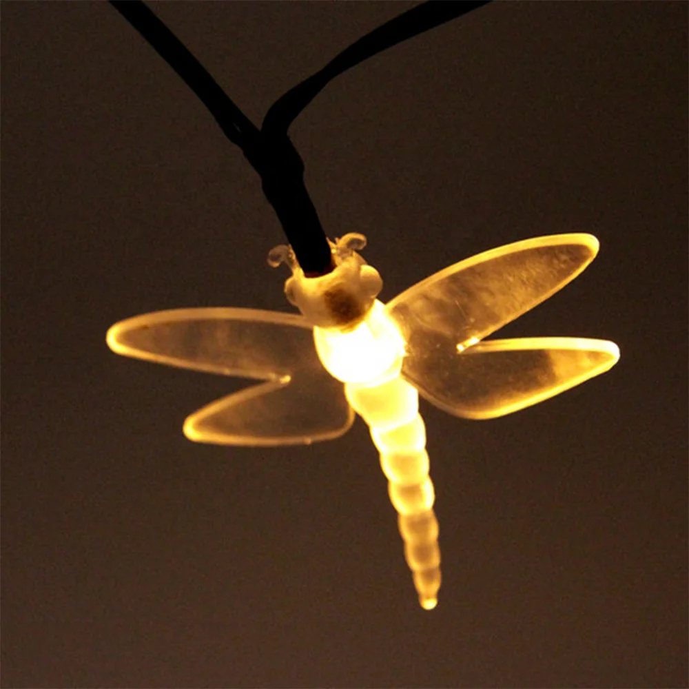 Amazon ROHS 110V Waterproof Dragon Fly Strip LED Light String For Christmas