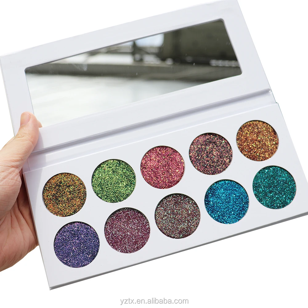 Improved Formula Private Label Eye Pallet Chameleon Duochrome Pressed ...