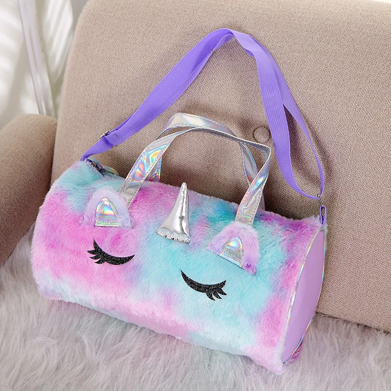 Cat Face Cute Unicorn Shape Kids Bag store Fashion Child Handbag Shiny Packed Bag