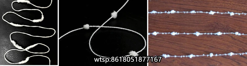 high speed Big belly  fancy chenille yarn machine