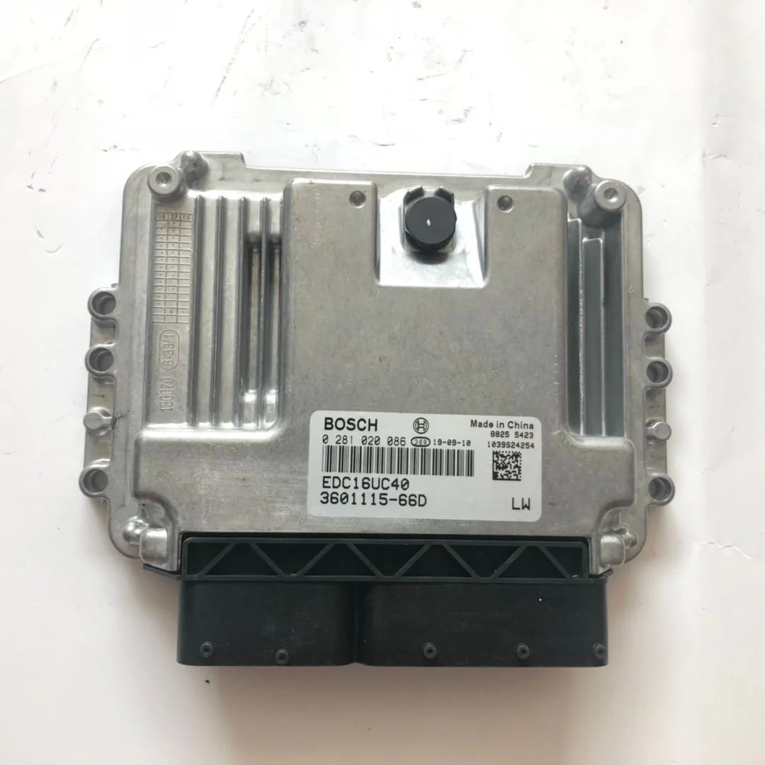 柴油发动机控制模块 (ecm) ecu 0281020086 3601115-66d edc16uc40