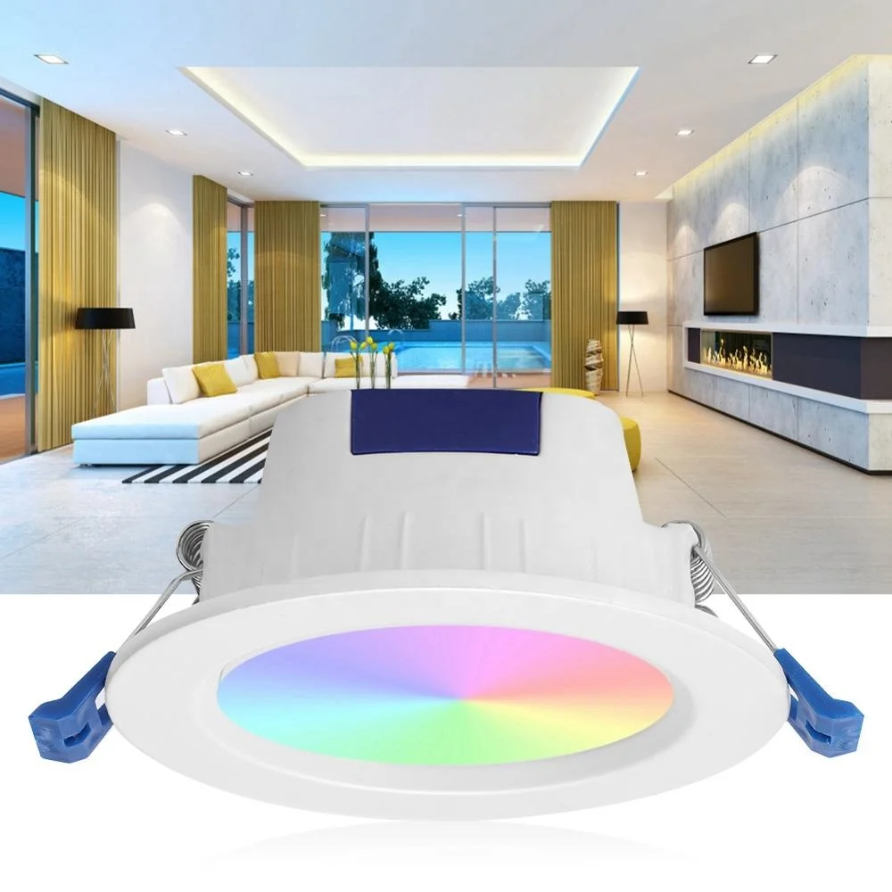 Wireless WiFi Remote Control cob 10W rgb cct led down light smart