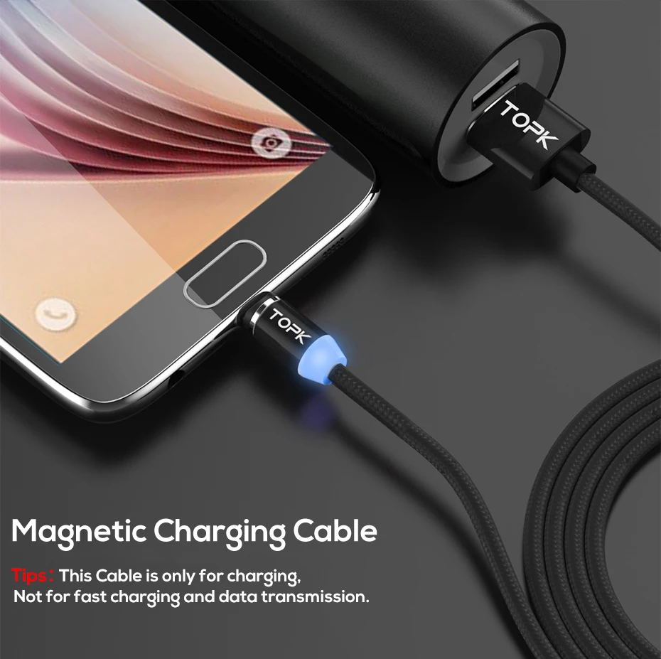 low price data cable with magnet magnetic usb charger cord sync 2m data cable - ANKUX.COM