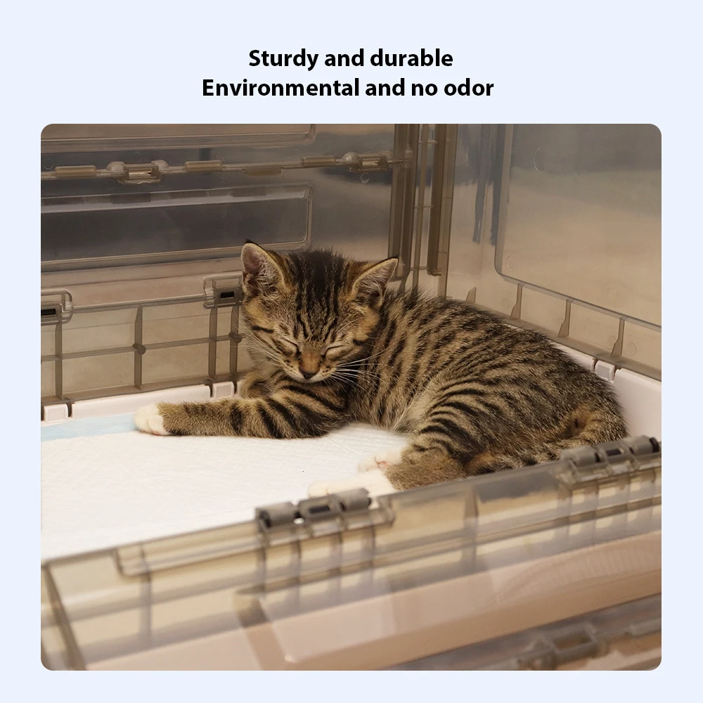 Pet Oxygen Cage Atomization Box Oxygen Room Detachable Kitten Puppy