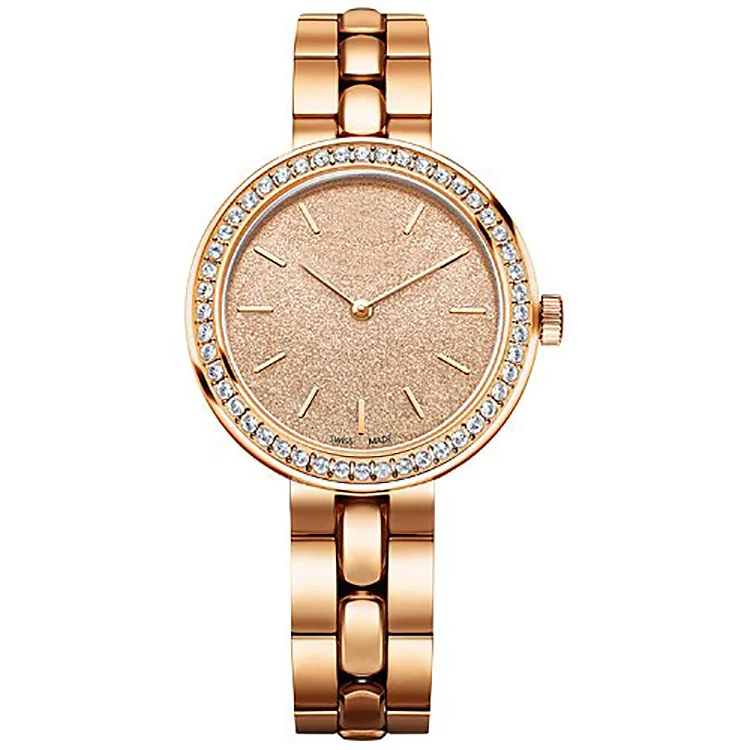 Wholesale custom logo stone watch women diamond watches wristwatch fashion luxury quartz women watch