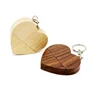 Wedding Gift Heart Shape USB Flash Drive Wooden USB Pendrive Logo 4GB 8GB 16GB 32GB