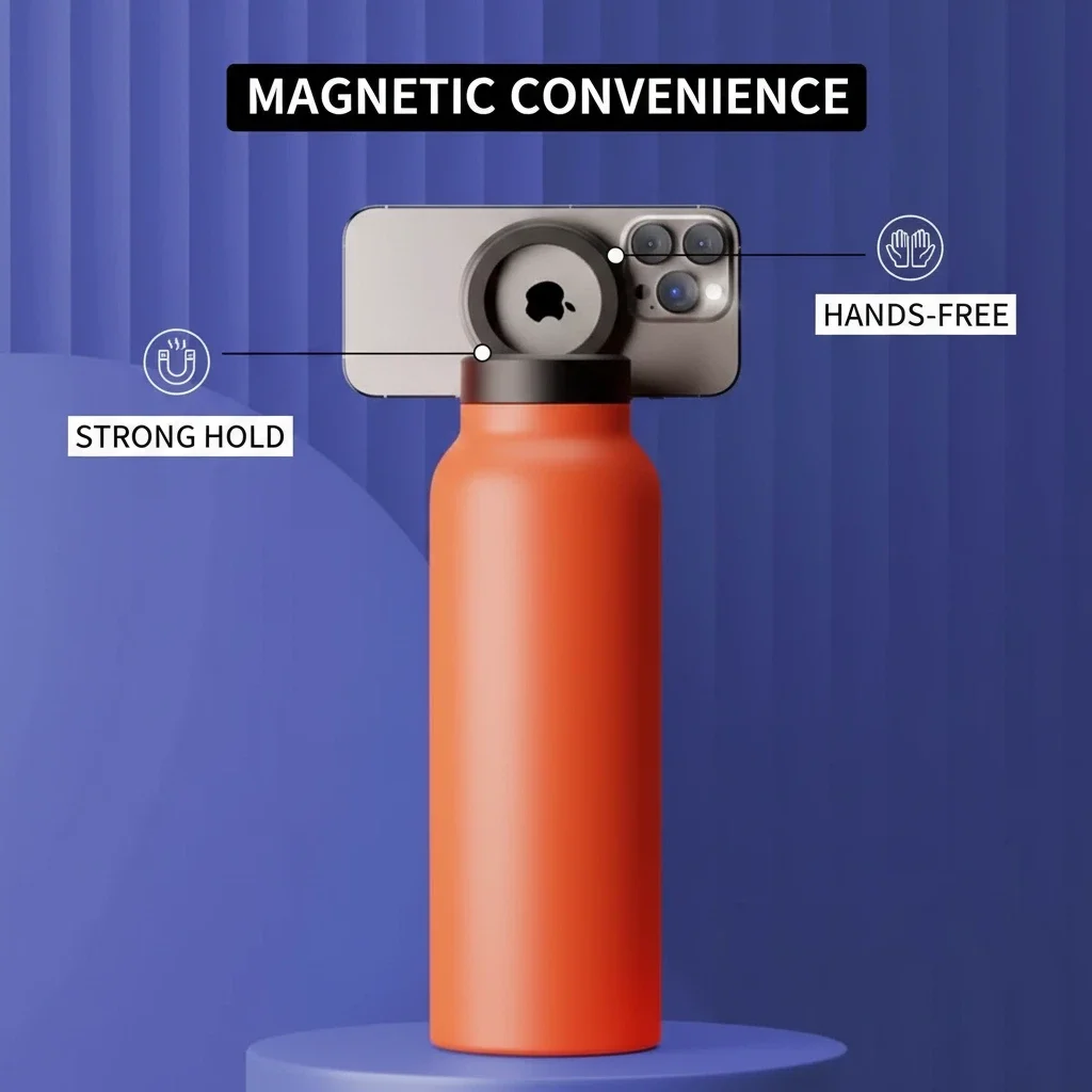 Magnetic Phone Mount Bottle