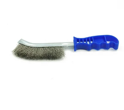 Manufacturer hot-sale Knife Type Wire Brush with Colorful Plastic Handle from PEXCRAFT