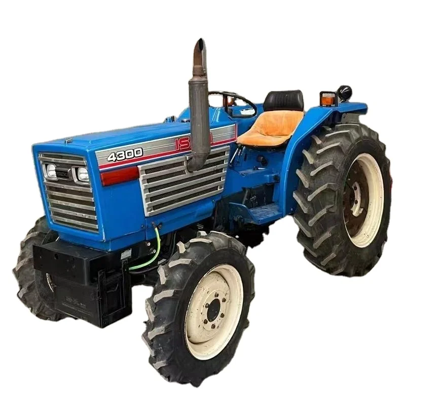 used tractor ISEKI 4300 4x4wd agricultural equipment cheap farm machines  two wheel Japanese compact farm tractor