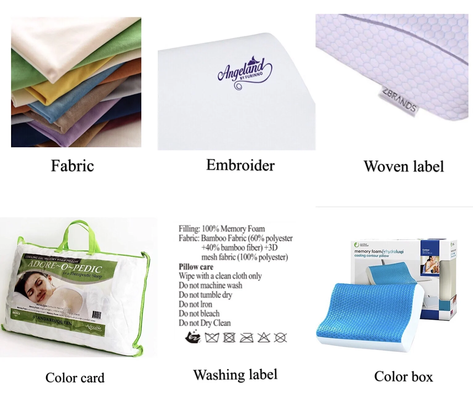 Certipurus Standard Memory Foam Pillow For Heathy Sleeping Gel Memory