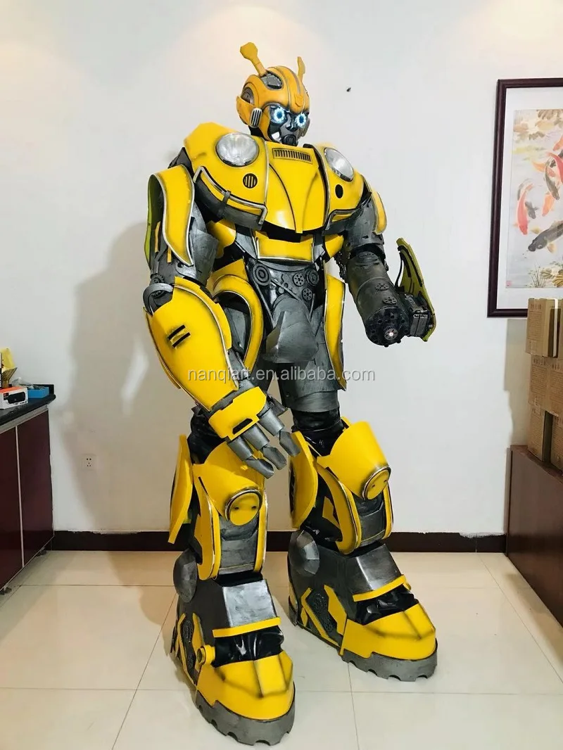 2020 New Arrival Change Face Realistic Robot Costume For Business