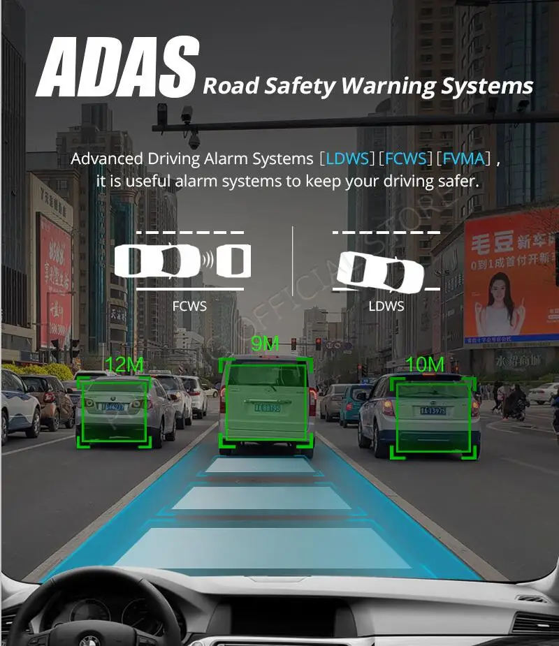 E08 plus Car DVR 10"IPS Touch 4G Mirror DVR Android ADAS GPS FHD 1080P WIFI car black box