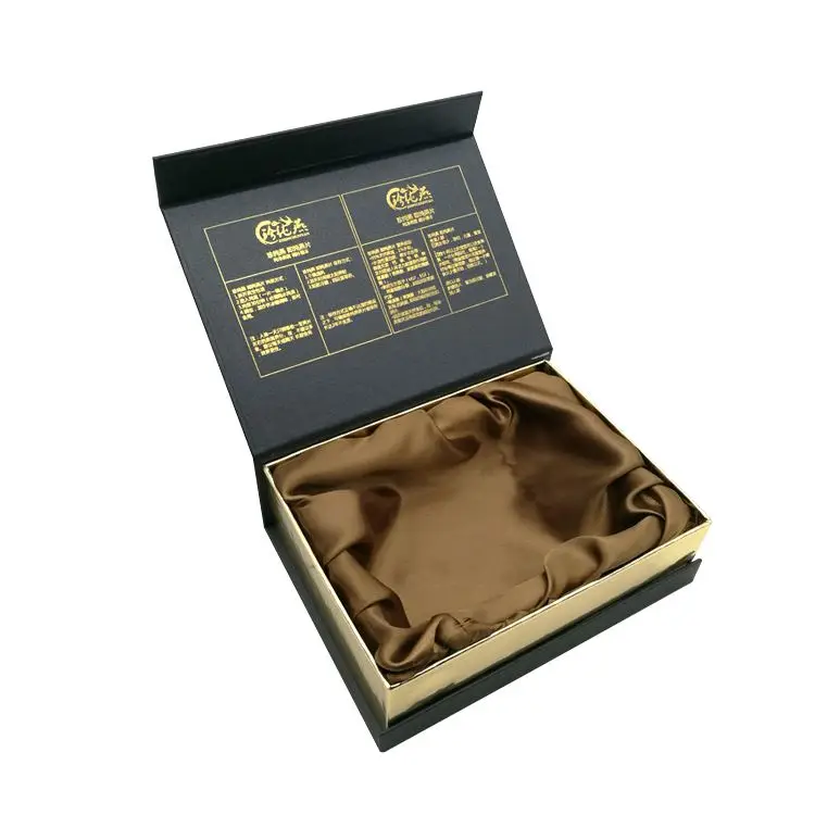 Custom Logo Luxury Cardboard Folding Gift Box With Ribbon