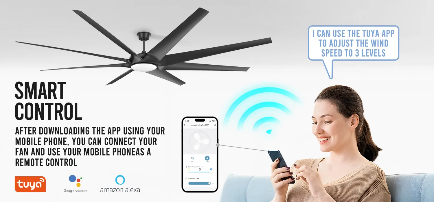 Ceiling Fan, 100-Inch, ABS, 5-Year - detail 16