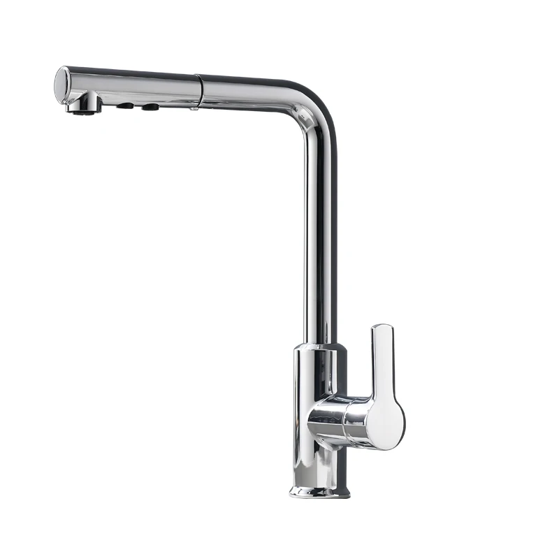 thumbnail image 2 of Topshower Kitchen Sink Faucet – Matte Black & Rose Gold – Pull Down Sprayer – High Arc 2 of 6