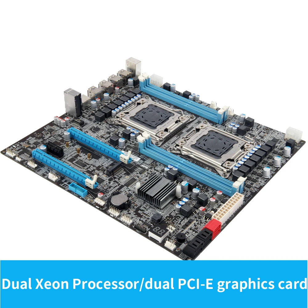 Esonic X79 Dual Processor Gaming Motherboard Support Lga 2011 Xeon Cpu