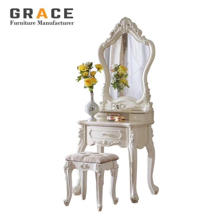 Z902 Antique Dressing Table With Mirror Designs For Bedroom Price