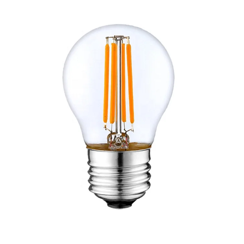 12V AC/DC led light bulbs 2W 3W G45 G50 led filament bulb E14 E12 dimmable led bulb