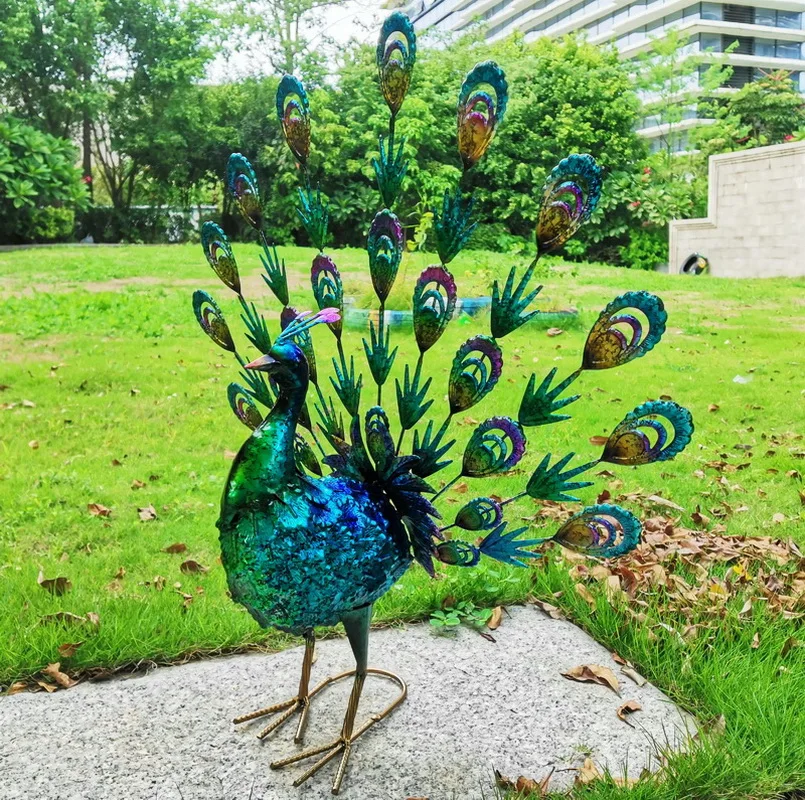 Decor Peacock Fantail Metal Garden Art Buy Metal Garden Art,Metal Peacock,Metal Garden Decor