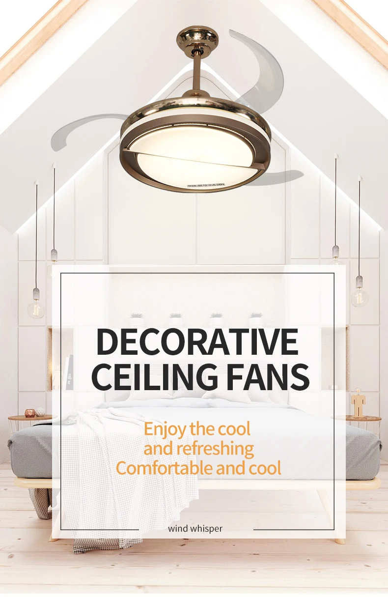 Led Light Ceiling Fan, ABS, 220, 147 - detail 2
