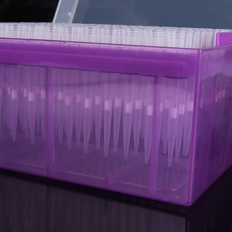 Universal pipette tip with rack