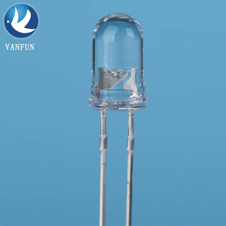 Through hole led  epistar chip led 5mm round led diode UV LED  365nm 395nm led used for Sterilization