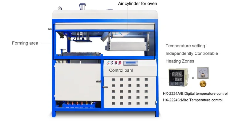 manual vacuum forming machine