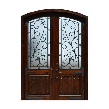 Entrance Style Double Front Door Designs Wood Glass Interior Doors Wrought Iron Doors For Sale Buy Double Front Door Designs Wood Glass Interior