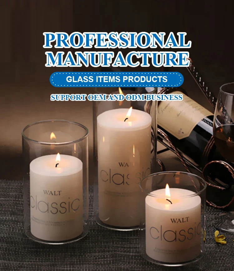 Simple Design High Quality Glass Tube Candle Holder Borosilicate Glass Candle Holder Buy Glass