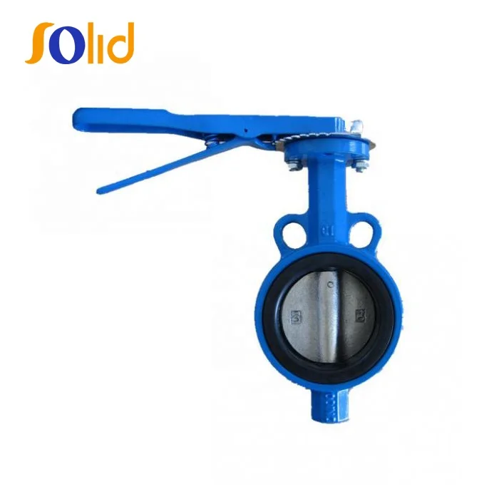 Ductile iron API 609 Centerline Butterfly Valves Soft Seat Butterfly Valve