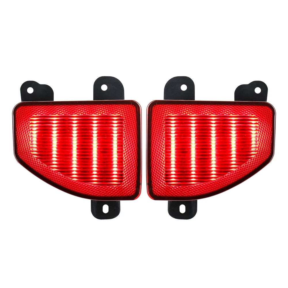 Led Rear Bumper Tail Light Kits For Jeep Wrangler JL 2018 2019 Tail Fog Parking Reverse Brake Lights Lamp