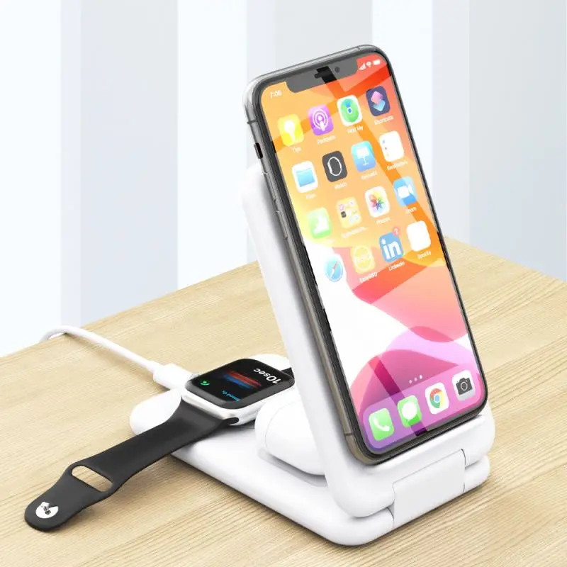 3 In 1 Wireless Charger Fast Charging Folding Wireless Disassembly ...