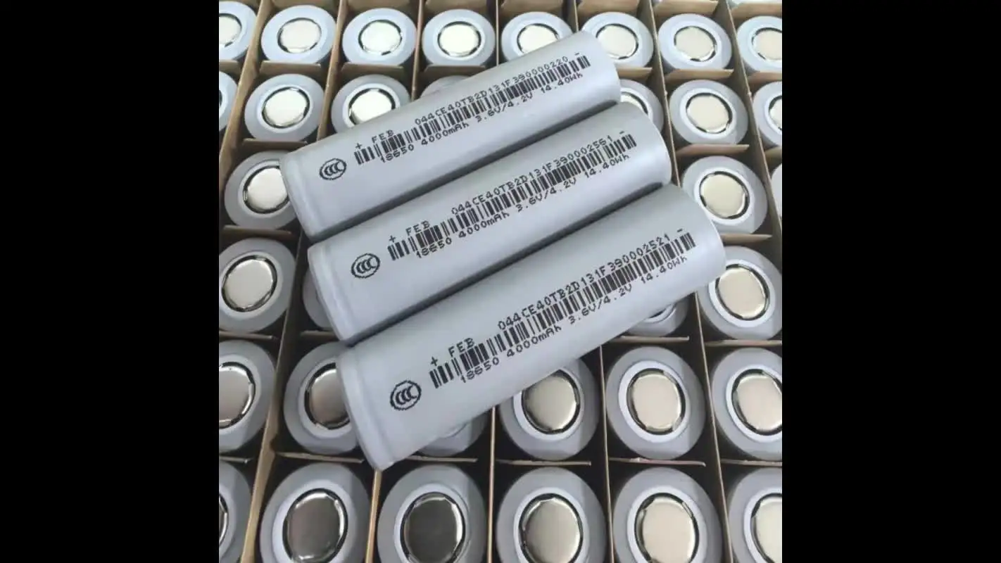 High Capacity 18650 Battery - 4000mah for Ebike & Motorcycle
