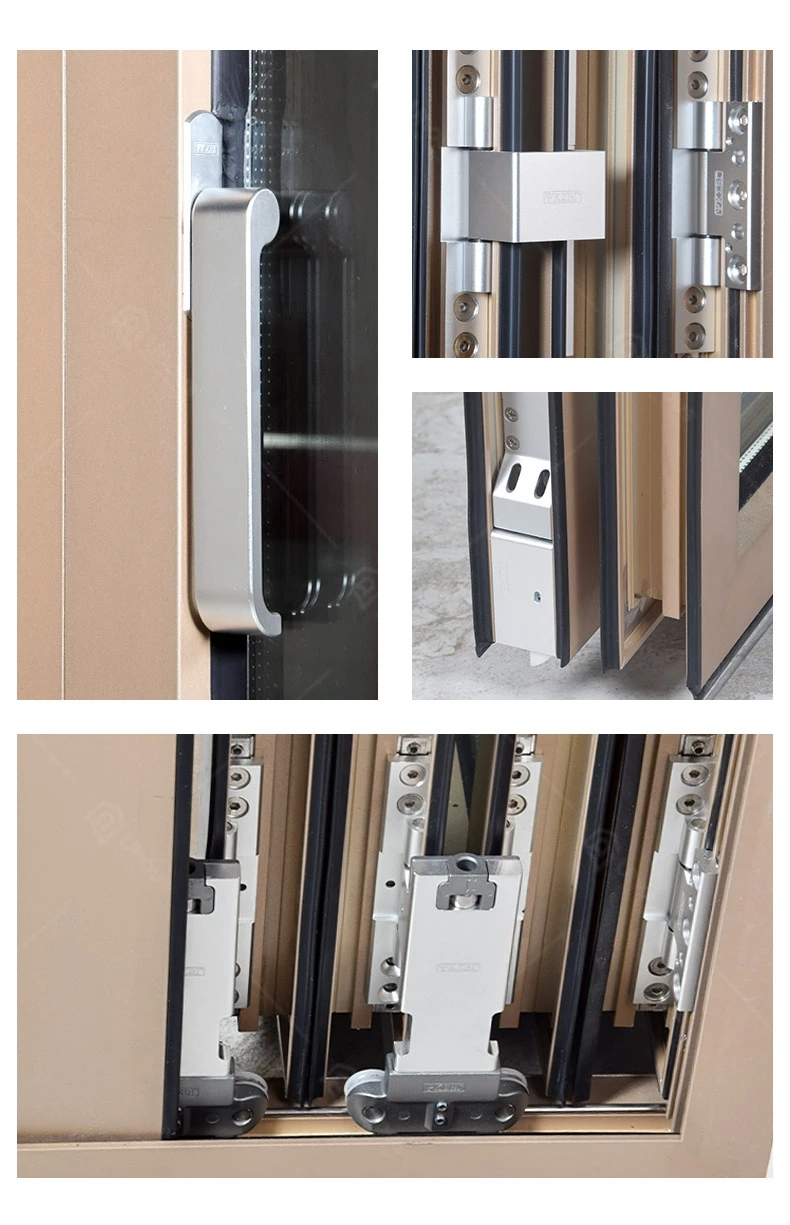 Modern Design Double Glass Folding Window Accordion Windows Cost Buy