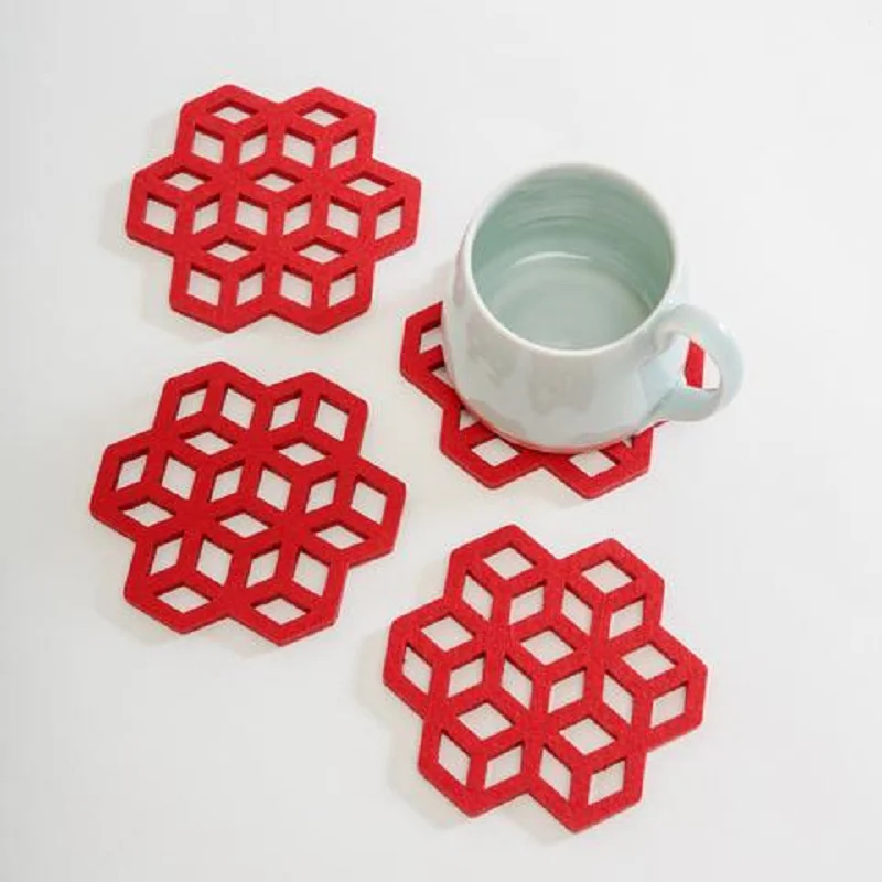 muti-colors coasters for drink