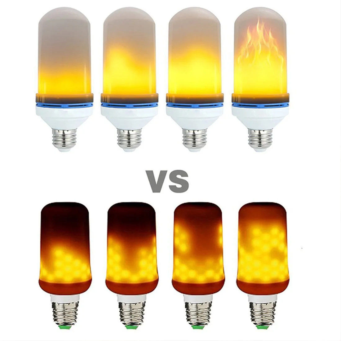 Christmas Led Flame Effect Light Bulbs 4 Modes With Upside Down Effect