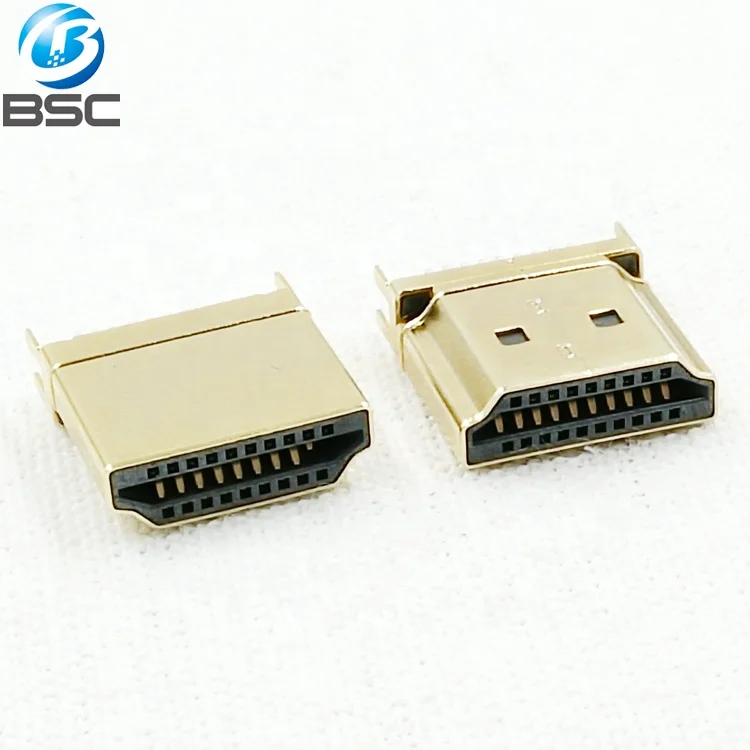 Gold HDMI Connector A Type Male Straddle Type-06.jpg