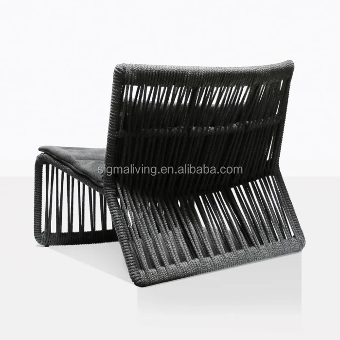 Hot sale comfortable outdoor furniture hand woven garden furniture rope chair
