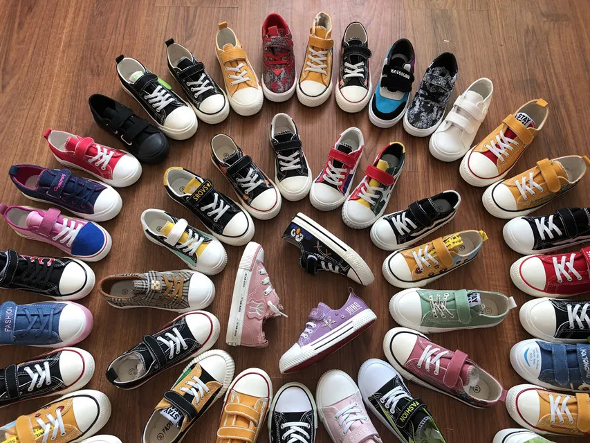 Children's Clothing Children's Shoes Boys And Girls Canvas Shoes ...