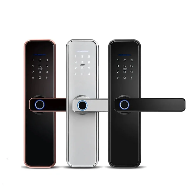 Curated visual reference: Tuya Zigbee Ttlock WiFi Doorbell Handle Smart Lock Fingerprint Card Photo Inspiration