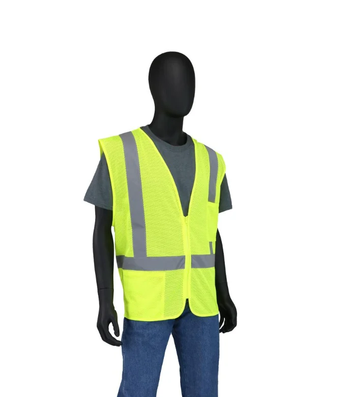 Customized High Visibility Reflective Mesh Safety Vest - KingCare | KingCare.net