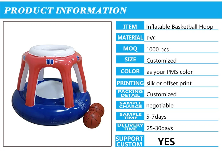 Factory Vinyl Inflatable Splashketball For Swimming Pools Durable