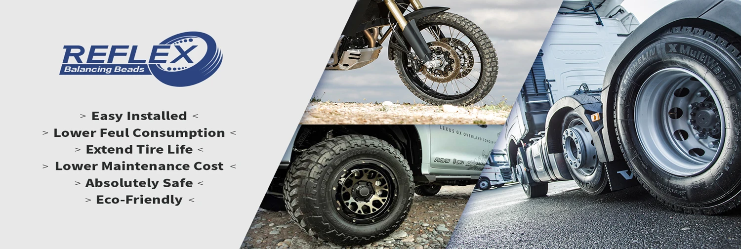 Tire Balancing Beads For Heavy Duty Truck Tyre / Ceramic Compound Tire