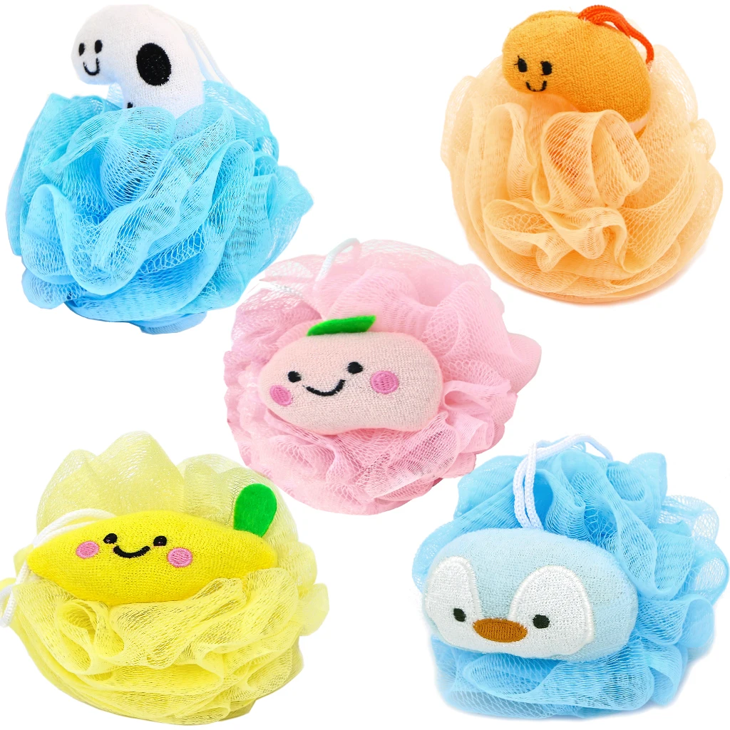 Ecofriendly Animal Bath Sponge With Customize Shape Cartoon Bathing