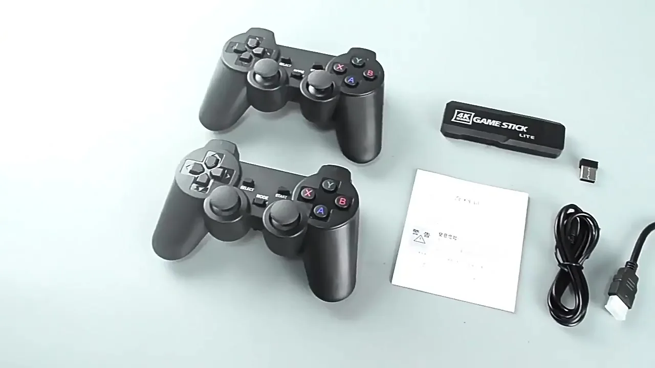 X2 Plus Game Stick 4K – 50000+ Games, 64G/256G, Wireless Retro Console With HDMI