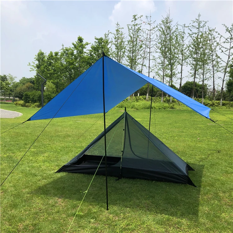 Outdoor Triangle Tent Ultralight Folding Teepe Tent 1 Person Ultralight ...